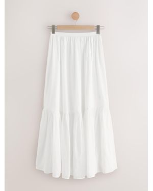 Next Summer Maxi Skirt - White