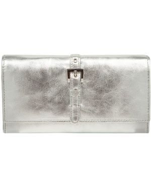 Pure Luxuries Harriet Leather Purse - Gray