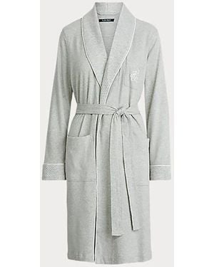 Ralph Lauren Quilted Collar Robe - Weiß