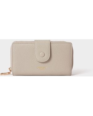 Osprey The Core Medium Leather Popper Matinee Purse - Natural