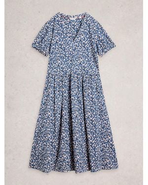 White Stuff Leah Jersey Dress - Blue
