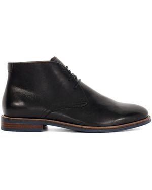 Dune Standard Fit Millers Comfort Sole Chukka Boots - Black
