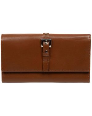Pure Luxuries Harriet Leather Purse - Brown