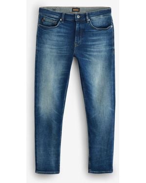 BOSS Slim Fit Delaware Stretch Jeans - Blue
