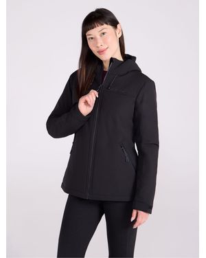 Mountain Warehouse Fern Fur Lined Softshell Coat - Blue