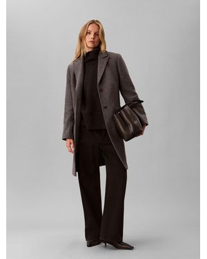 Calvin Klein Allover Emblem Logo Tote Bag - Black