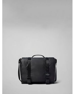 Calvin Klein Water Repellent Messenger Bag - Black