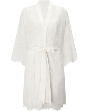Ann Summers Ann Summers Availing All Over Lace Robe - White