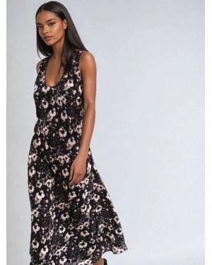 Religion Element Bias Cut Maxi Slip Dress - White