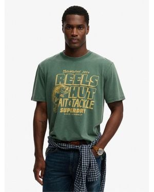 Superdry Roadside Trade Loose T-Shirt - Green