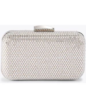 Kurt Geiger Kg Kurt Geiger Clutch Fleur Box Bag - White