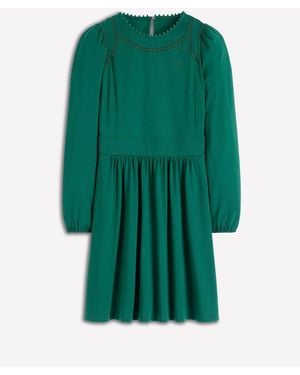 Boden Mila Short Jersey Dress - Green