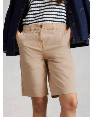 White Stuff Stuff Heidi Chino Shorts - Natur