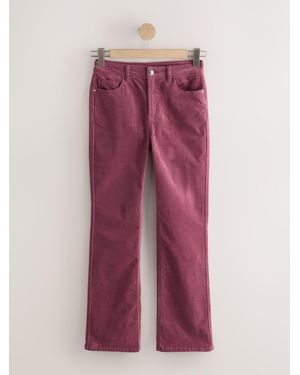 Next Rose Mid Rise Corduroy Bootcut Jeans - Natural