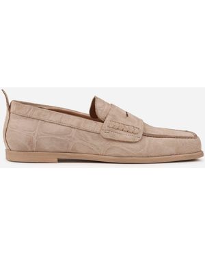 Bronx Colby Suede Loafers - Pink