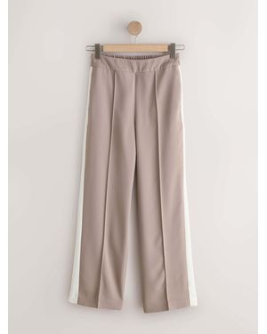 Next Side Stripe Wide Leg Tailored Trousers - Multicolour