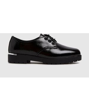 schuh Lorna Smooth Sole Loafers - Black