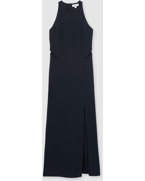 Reiss Ladder Trim Sleeveless Maxi Dress - Blue