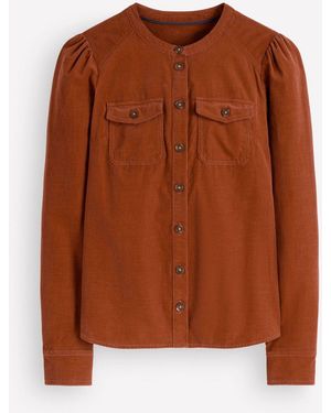 Boden Thea Cord Shirt - Braun