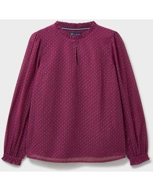 Crew Iris Blouse - Purple