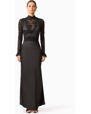 Elliatt Margot Long Sleeve Gown - Black