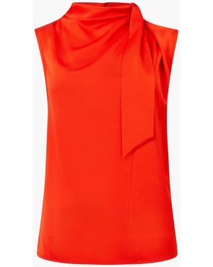 French Connection Eliza Satin Top - Red
