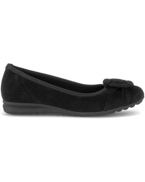 Gabor Forrest Ballerina Style Shoes - Black