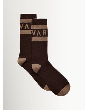 Varley Coffee Bean Spencer Socks - Brown