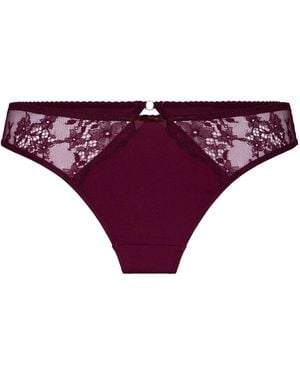 Hunkemöller High Leg Naomi Thong - Purple