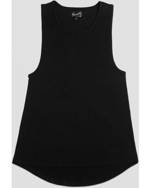 Pineapple Longline Vest - Black