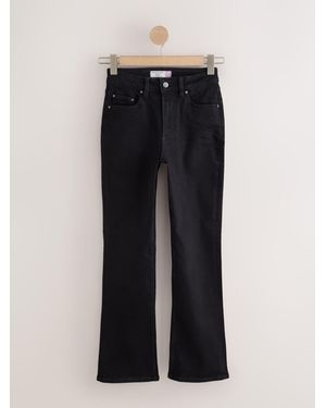 Next Hourglass Mid Rise Stretch Bootcut Denim Jeans - Black