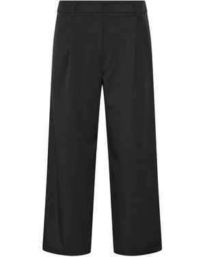 PixieGirl Petite Pixiegirl Petite Barrel Leg Pants - Black