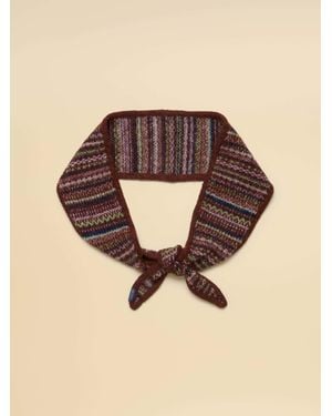 Joules Knitted Fairisle Neckerchief - Natural