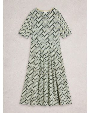 White Stuff Madeline Jersey Dress - Green