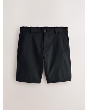 Next Elasticated Waist Stretch Chino Shorts - Blue