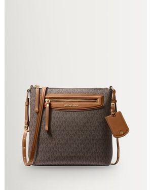 Michael Kors Michael Kors/Acorn Jet Set Travel Large Crossbody Bag - Brown