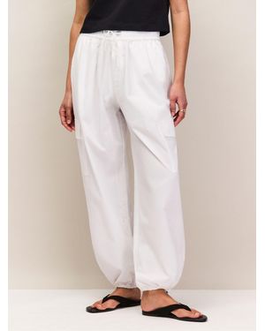 Ro&zo Ro & Zo Petite Cotton Drawstring Cuff Pants - Pink