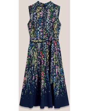 Hobbs Petite Alberta Dress - Blue