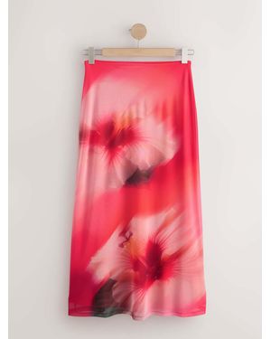 Next Mesh Maxi Skirt - Pink