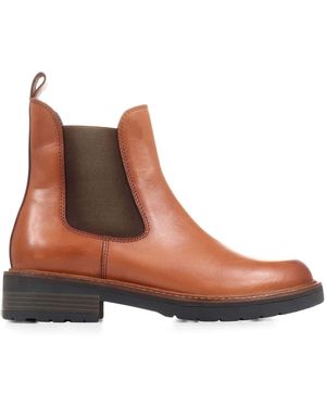 Jones Bootmaker Maddalena Leather Chelsea Boots - Brown