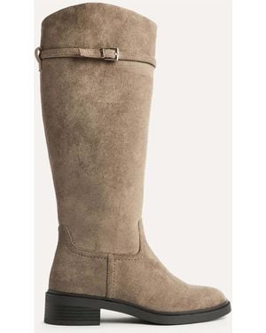 Linzi Studio High Leg Riding Boots - Natural