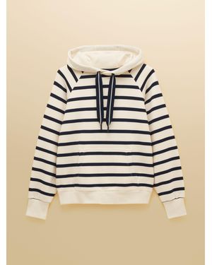 Joules Milbourne Cotton Blend Hoodie - Natural