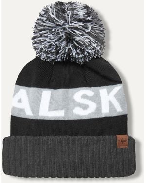SealSkinz Foulden Water Repellent Cold Weather Bobble Hat - Black