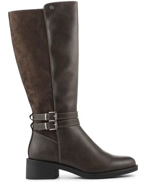 Pavers Ladies Smart Long Boots - Black