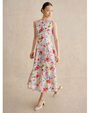 Hobbs Carly Dress - Natural