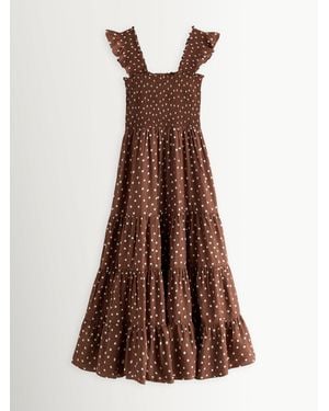 RIXO London Kendall Dress - Brown