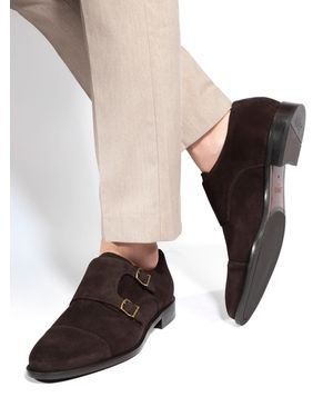 Jones Bootmaker Nathaniel Lederschuhe Mit Doppelten Monkriemen - Mehrfarbig