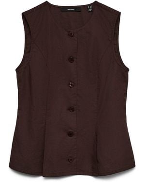 Vero Moda Tailored Waistcoat - Purple