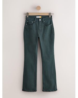 Next Mid Rise Stretch Bootcut Jeans - Green