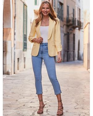 Sosandar Capri Jeans - Blue